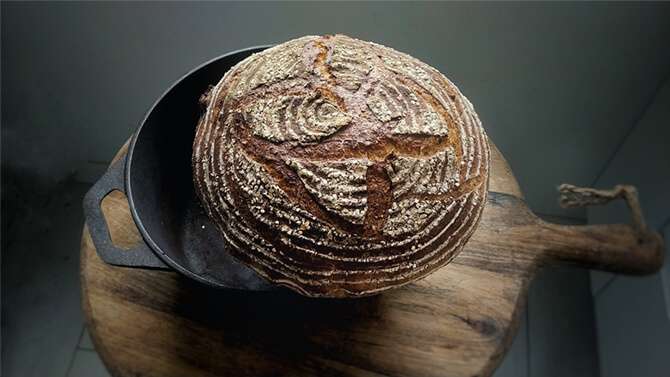 Chleb pszenno - żytni na zakwasie - receptura